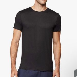 NWT Men’s moisture wicking stretch cool shirt dark charcoal heather